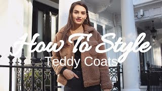 How To Style TeddyShearling Coats  Peexo [upl. by Assirhc]