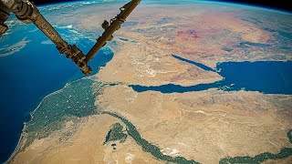 ISS Timelapse  From Gulf of Guinea to Lake Balkhash 22 Jul 2024 [upl. by Dagny]