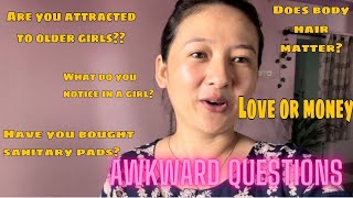 ASKING AWKWARD QUESTIONS TO GUYS GIRLS ARE SCARED TO ASK  UNFILTERED [upl. by Ettenrahc]