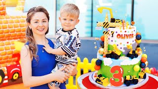 Olivers birthday 3 years  Happy Birthday Video Collection [upl. by Ylrehs134]