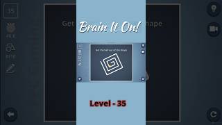 Brain it on level 35  three stars ⭐⭐⭐ [upl. by Enneirda]