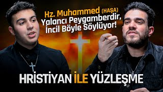 HRİSTİYAN ile YÜZLEŞME quotAllah Şahidim Olsun MELEK Gördümquot [upl. by Llib]