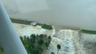 Dam Collapses In Michigan [upl. by Ahsilla]