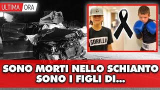 Morti nello schianto erano giovanissimi avevano 16 e 11 anni sono i figli di [upl. by Akaya]