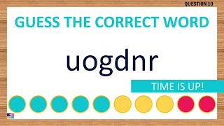 Scrambled Word Game Can You Unscramble These Words 6 Letters [upl. by Ttenneb]