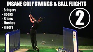 Insane Golf Swings amp Ball Flights ¦ SECOND EDITION [upl. by Anaujik]