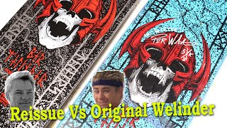 POWELL PERALTA Per Welinder skateboard deck REISSUE vs ORIGINAL [upl. by Rentsch]