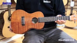 Kala Ukulele  KACEM Exotic Mahogany Concert Uke [upl. by Aibara]