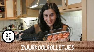 Lekker recept Zuurkoolrolletjes [upl. by Seerdi]