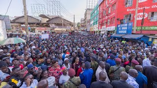 LIVE DP RIGATHI GACHAGUA INTERACTING WITH MARIKITI TRADERS IN NAIROBI COUNTY [upl. by Annatnas]