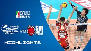 Milano vs Perugia  Highlights  Superlega  Round 2 of the Semifinals [upl. by Oirifrop833]