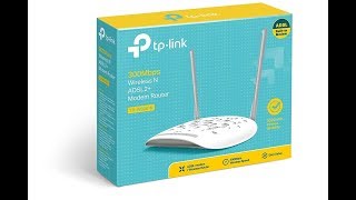 Modem TPLink TD8961N  review  مراجعة لمودم [upl. by Nahs]