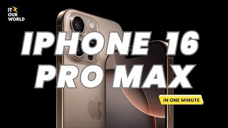 IPHONE 16 PRO MAX [upl. by Adekahs694]