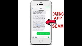 Dating App Scam MUST WATCH [upl. by Tasia420]