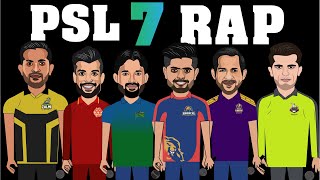 PSL 7 Rap Song  Sarmad Rao [upl. by Dnalhsa]