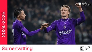 Samenvatting RSC Anderlecht  KV Kortrijk  20242025 [upl. by Fontana]