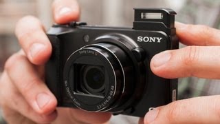 Sony Cybershot DSCH90 Digital Camera 16x Optical Zoom Review [upl. by Ahtelrac]