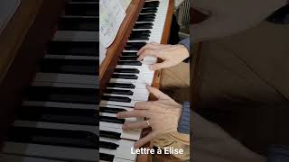 Au PIANO Beethoven  Lettre à Elise PART 3 Short [upl. by Geiss199]