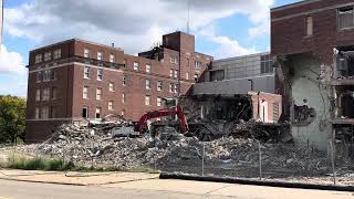 Akron St Thomas Hospital demolition part five full video ￼ [upl. by Yendis]