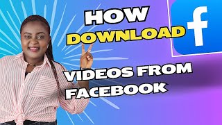 How to download videos from Facebook [upl. by Apoor]