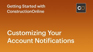 Customizing Your Account Notifications [upl. by Esserac]