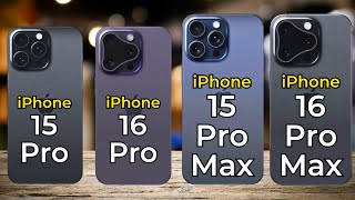 iPhone 16 Pro Max vs iPhone 15 Pro Max vs iPhone 16 Pro vs iPhone 15 Pro [upl. by Kendra]