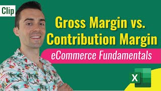 Gross margin vs contribution margin for eCommerce  Eric Andrews clips [upl. by Bashemath461]