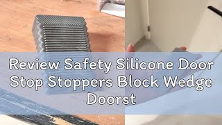 Review Safety Silicone Door Stop Stoppers Block Wedge Doorstops  Anticollision Stop Door Stopper [upl. by Norbert185]