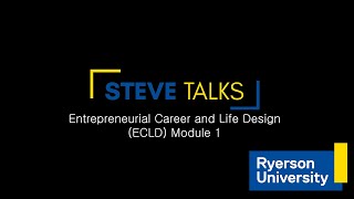 ECLD 1 Entrepreneurial Career and Life Design Introduction  Module 1 [upl. by Eatnod659]