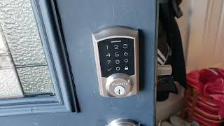 Kwikset SmartCode 270 Keyless Electronic Touchpad Deadbolt Review [upl. by Kellyann]