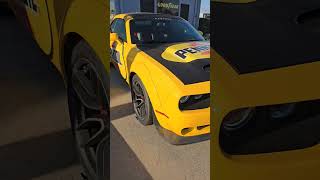 Yellow Pennzoil Demon Found from the Dodge Commercial 😳 hellcat demon racing pov supercars [upl. by Jacquetta514]