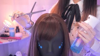 ASMR The Most Realistic Haircut amp Head Massage ✂︎✨ Scalp Massage Head Spa [upl. by Alisan]