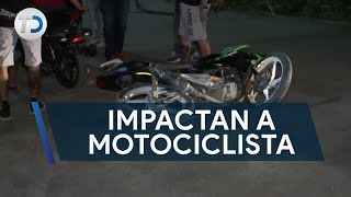 Conductora ebria impactó a motociclista [upl. by Peti557]