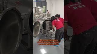 High temperature steam sterilization ensures complete sterilization of canned food youtube machine [upl. by Fawn812]