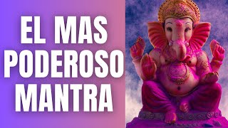 DESCUBRE el MAS PODEROSO MANTRA milagroso de GANESHA omganapatayenamaha [upl. by Airetnahs89]