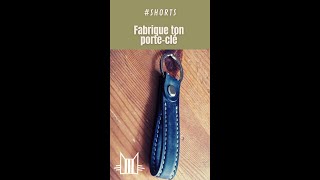 Fabriquer un porteclés en cuir shorts [upl. by Celin]