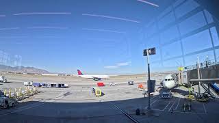 SLC Airport Ground Action Random Timelapse [upl. by Lehcsreh]