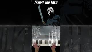 Ultimate Halloween Top 10  Friday the 13th Theme 4 pianotutorialhalloween horrorshortshorror [upl. by Korman]