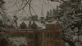 you’re studying in an ancient university as the snowflakes fall  dark academia playlist [upl. by Nalra]