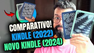 COMPARATIVO KINDLE 2022 AZUL E NOVO KINDLE 2024 VERDE [upl. by Ahtnams]