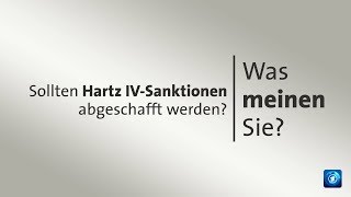 Sollten HartzIVSanktionen abgeschafft werden Pro und Contra  tagesschau [upl. by Roselin]