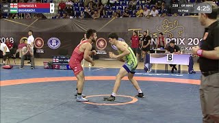 14 GR  60 kg R SURMANIDZE GEO v I BAKHRAMOV UZB [upl. by Setarcos320]