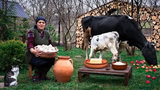 Village Style Butter amp Cottage Cheese Made from Fresh Milk 🥛🍃 [upl. by Oirazan]