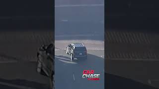 Driver of stolen SUV crashes car during police chase jumps out of vehicle  Car Chase Channel [upl. by Vierno]