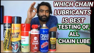 Which Chain LUBE Is Best Chain Lube Comparison  The Best Chain Lube For Motorcycle [upl. by Eardna]