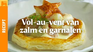 Volauvent van zalm en garnalen [upl. by Naol]