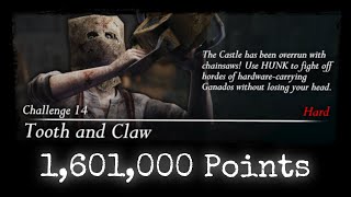 Resident Evil 4 VR Mercenaries  Challenge 15 Tooth and Claw 1601000 Points [upl. by Ainsworth]