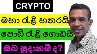 CRYPTO මහා රැළි හතරයි  පොඩි රැළි ගොඩයි  ඔබ සූදානම් ද [upl. by Zetnod]