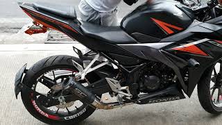 Honda CBR 150 fi version 3 with SC Project 61mm sound check [upl. by Ahsael]