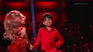 DWTS Jr Season 1 Ep 2  Akash amp Kamri Cha Cha [upl. by Kimon]